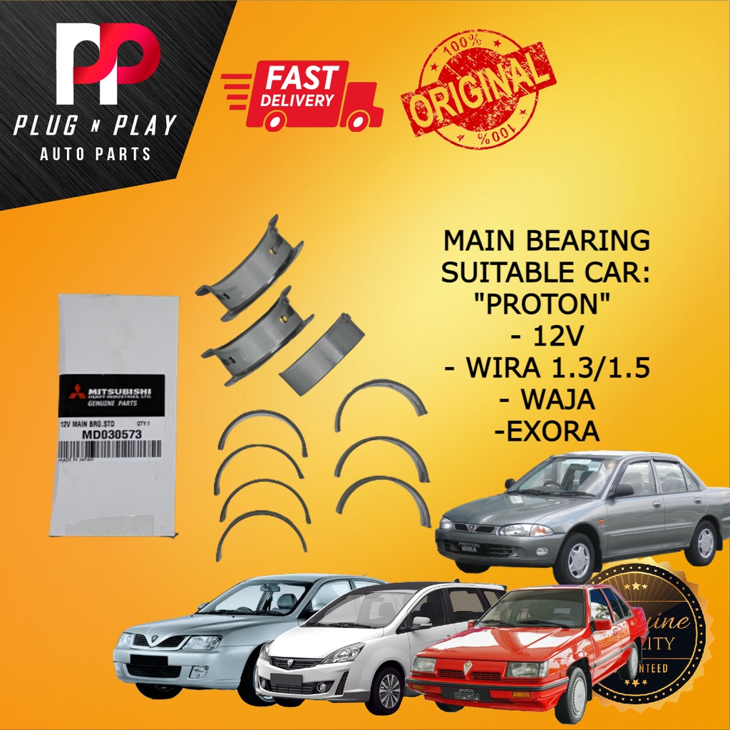 ORIGINAL MAIN BEARING STANDARD SAGA 12V, ISWARA, WAJA, WIRA 1.3/1.5