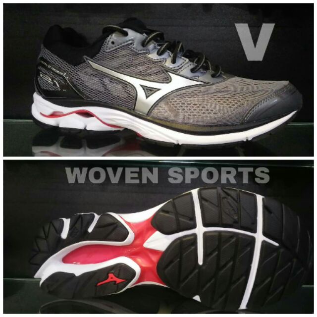 mizuno wave runner 17 silver