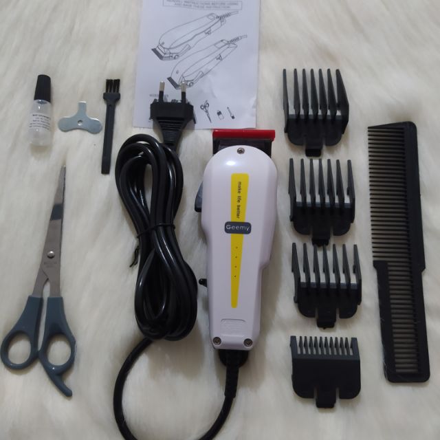 Geemy GM1017 WIRE HAIR TRIMMER ELECTRIC HAIR CLIPPER  HAIR CUT HAIR STYLE GUNTING RAMBUT