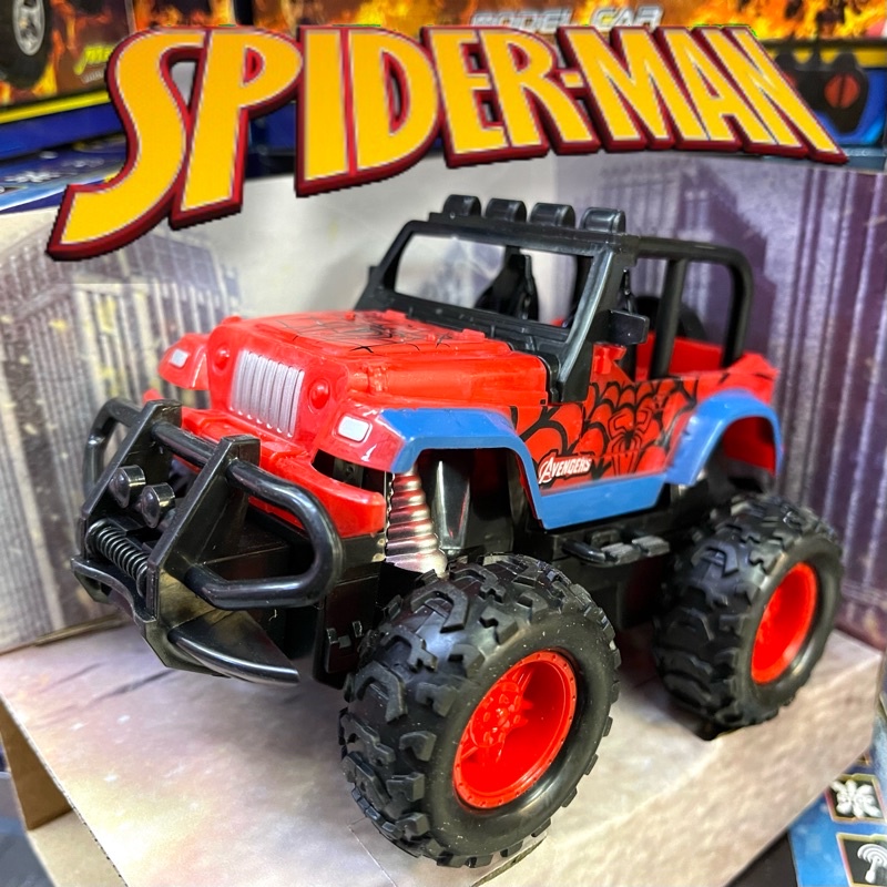 Spiderman Ironman Hulk Captain America Avengers Remote Control Car 4x4 Jeep  RC Toys - Mainan Kereta Kontrol | Shopee Malaysia