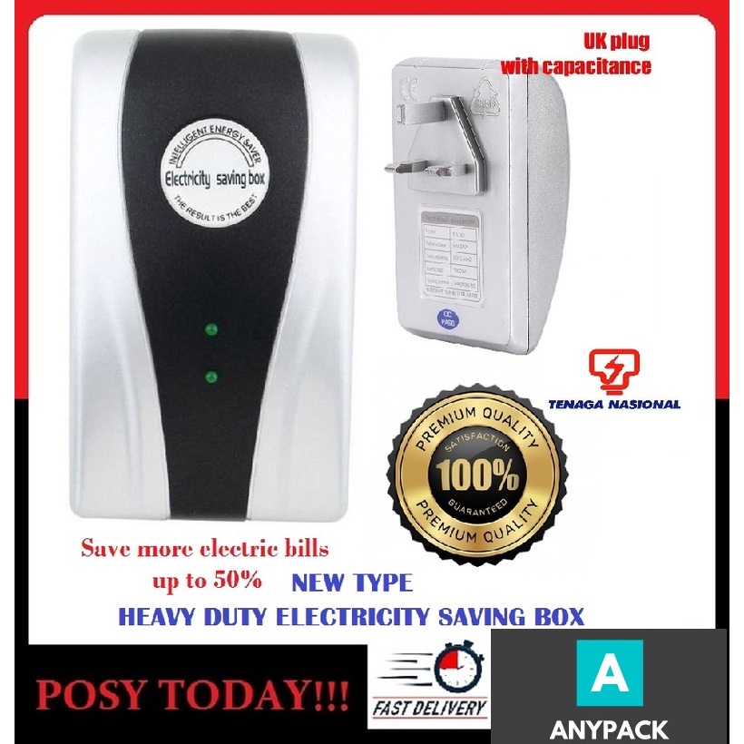 *Ready Stock* Power Electricity Save Saving Energy Saver Box 30 90V