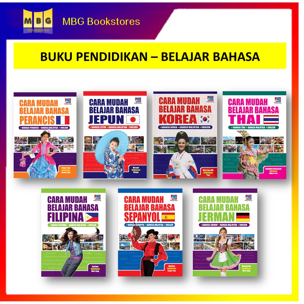 Buy Buku Pendidikan Cara Mudah Belajar Bahasa Perancis Jerman Jepun Korea Filipina Thai Sepanyol Arab Mandarin Cina Seetracker Malaysia