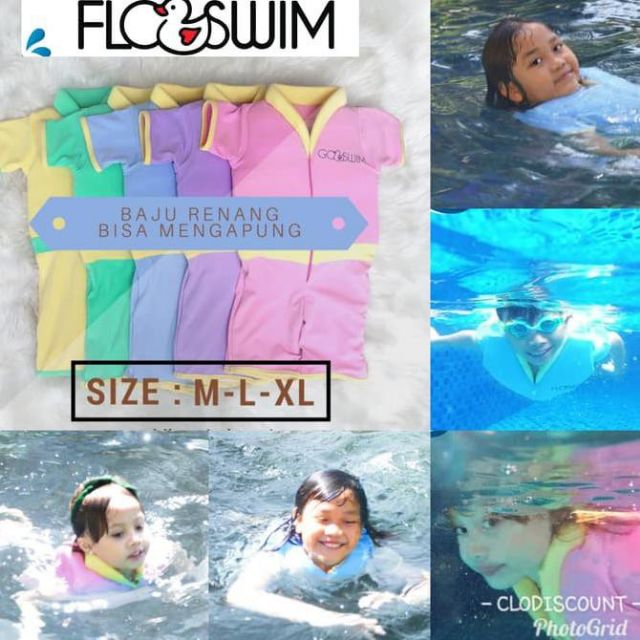  Baju  Renang  Pelampung cuddle me go  swim  flowswim 