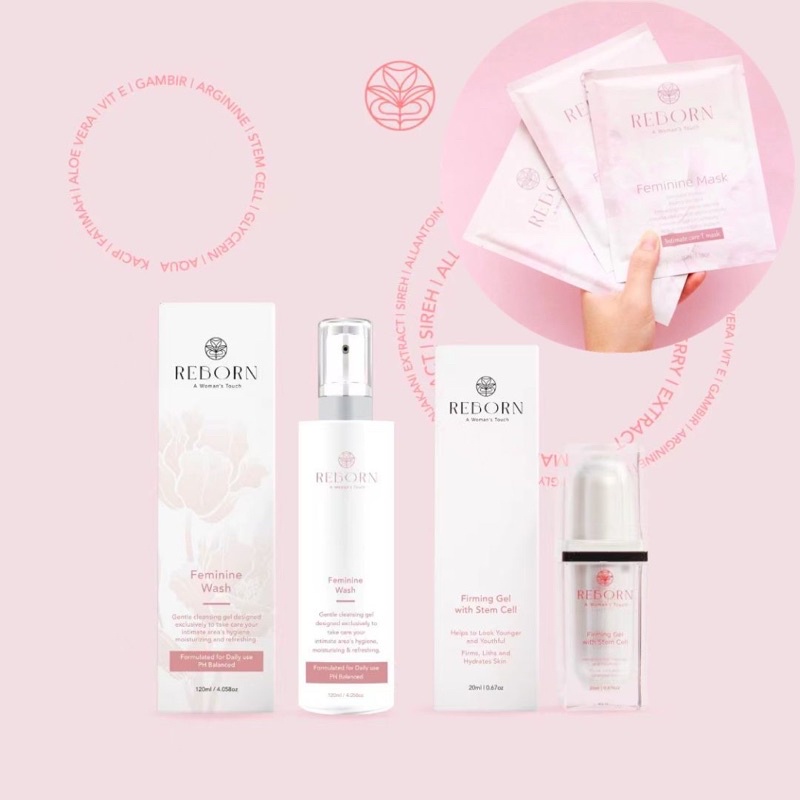 REBORN Intimate Hygiene Duo (Feminine Wash + Firming Gel) Shopee Malaysia