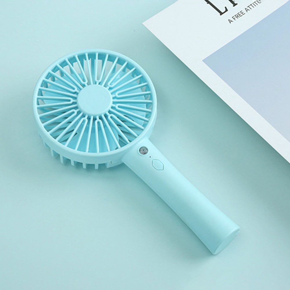 Portable USB Small Fan Mini Portable Handheld Fan with Makeup Mirror ...