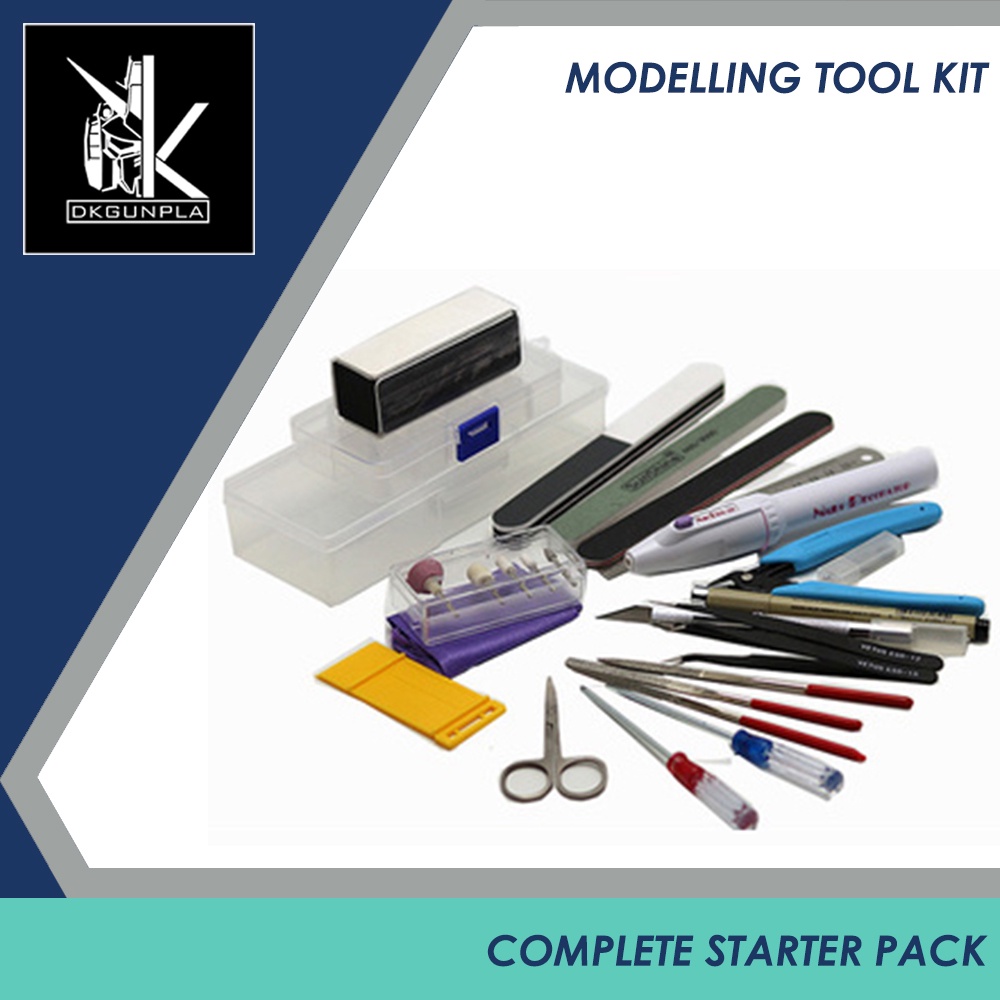 Modelling Tool Kit Complete Starter Pack Shopee Malaysia