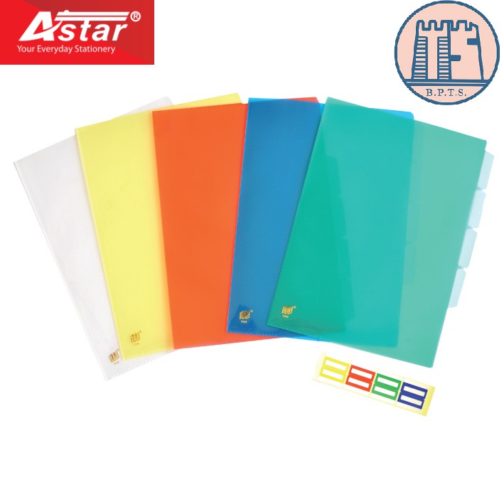 A4 PP L Shape Expanding File Holder / E356,358 Divider Tab Holder