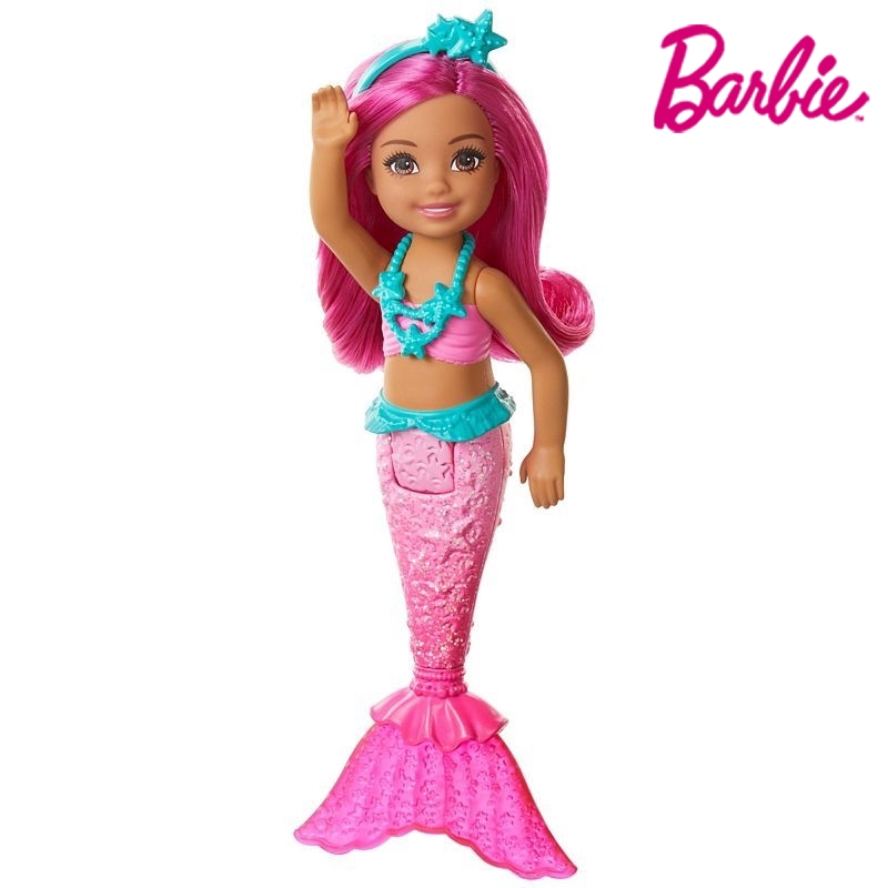 pink hair mermaid barbie