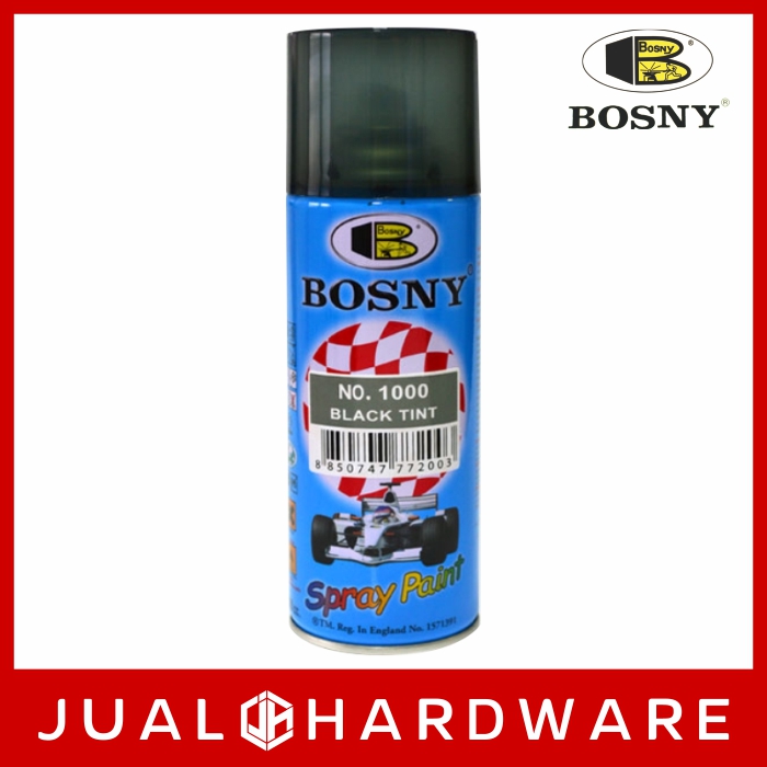 BOSNY Black Tint Spray Paint 400ml Glass Tint / Windows Tint / Lamp