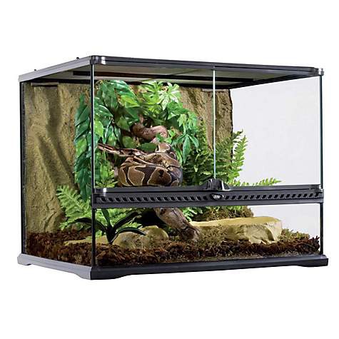 Exo Terra Natural Terrarium Medium Reptile Habitat Pt2610 60x45x45