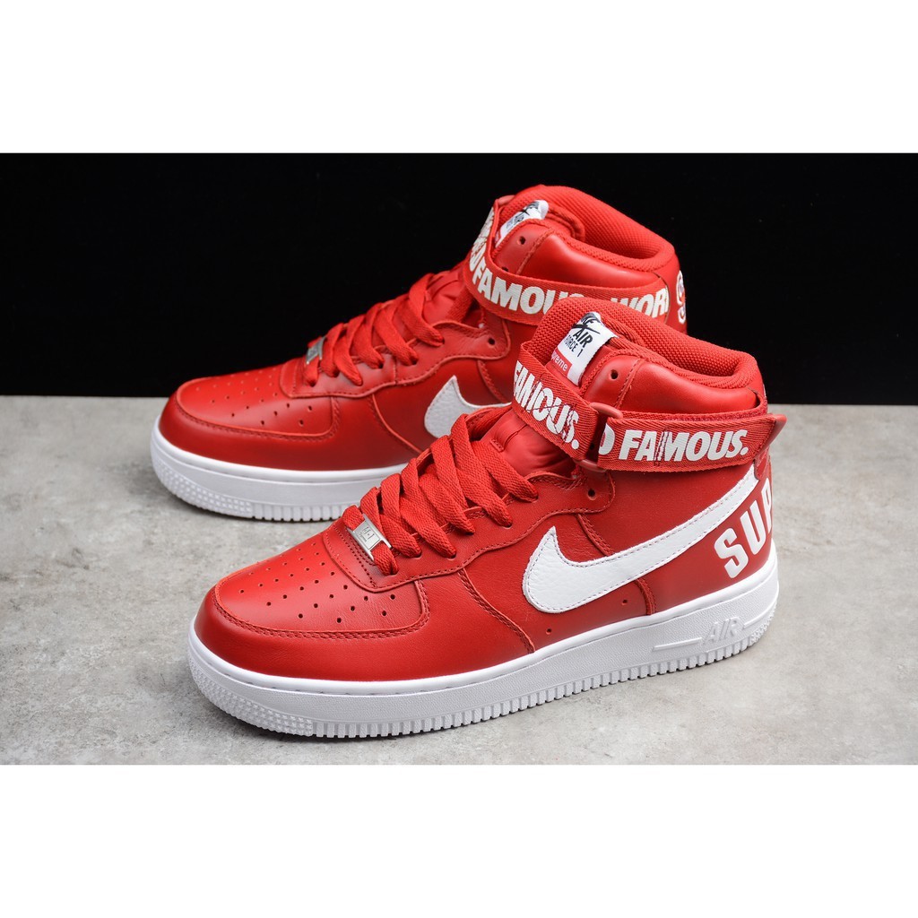 supreme af1 red