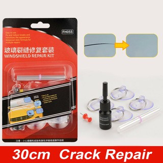 Buy Kit Tampal Cermin Retak Kereta / DIY Car Windshield Repair Kit 