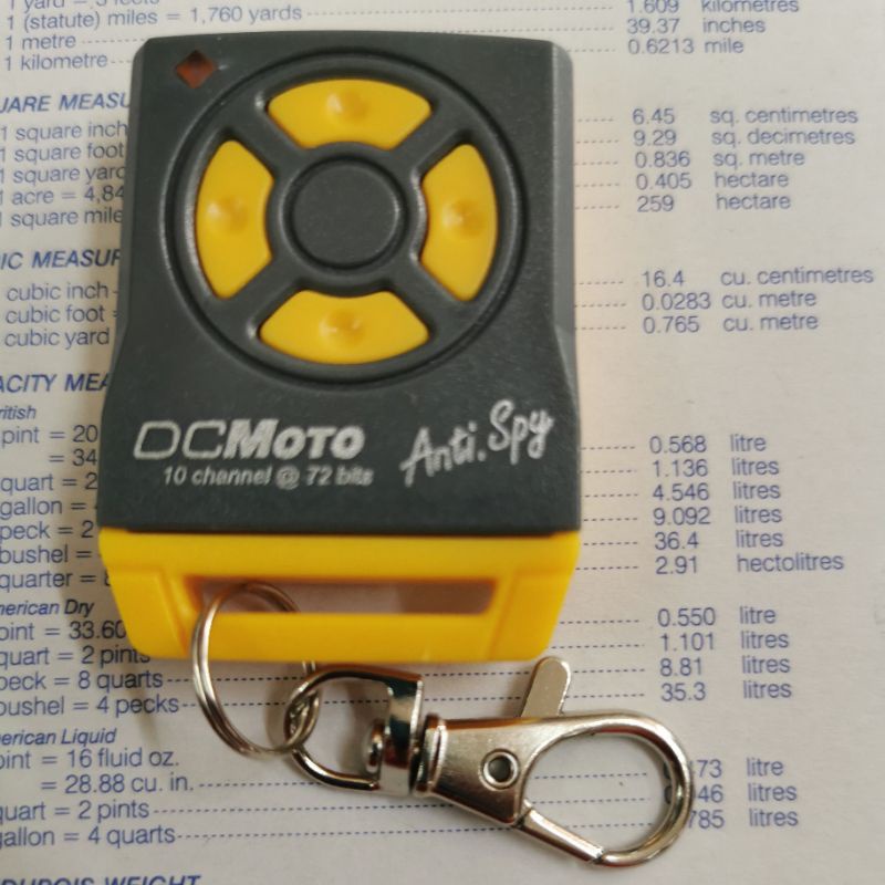 DCMOTO Autogate Remote Control Duplicate (included battery) Shopee