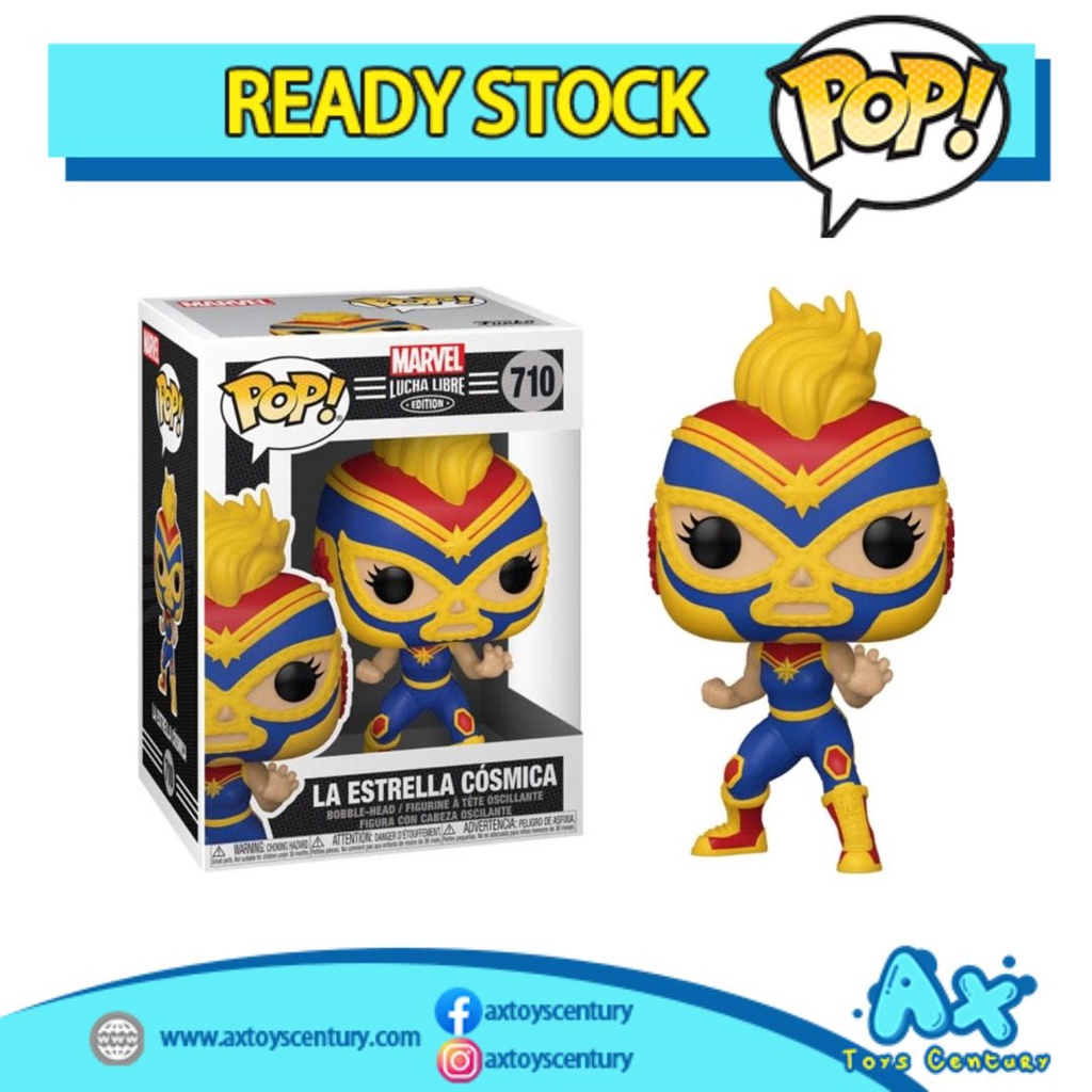 Funko Pop!  Lucha Libre Edition - La Estrella Cosmica #710 100% Genuine