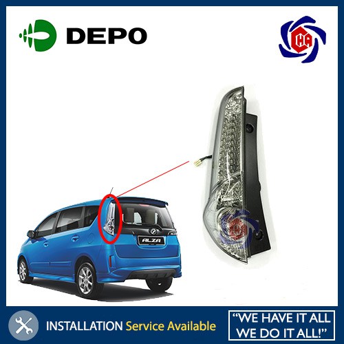 NEW Perodua Alza D49A 2014~ DEPO Lights Tail Lamp LAMPU 
