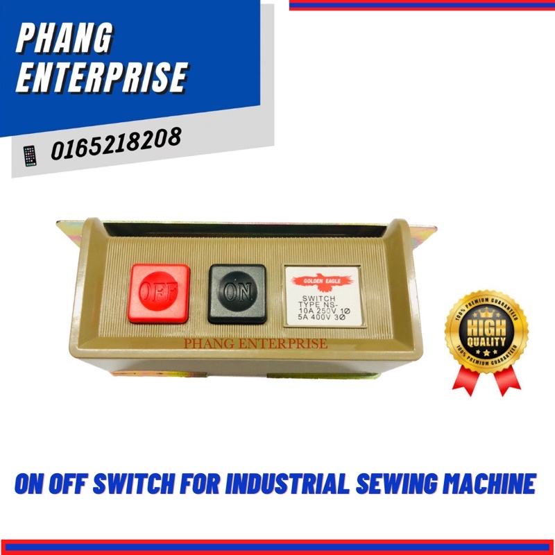 On off switch untuk mesin jahit industri | Shopee Malaysia