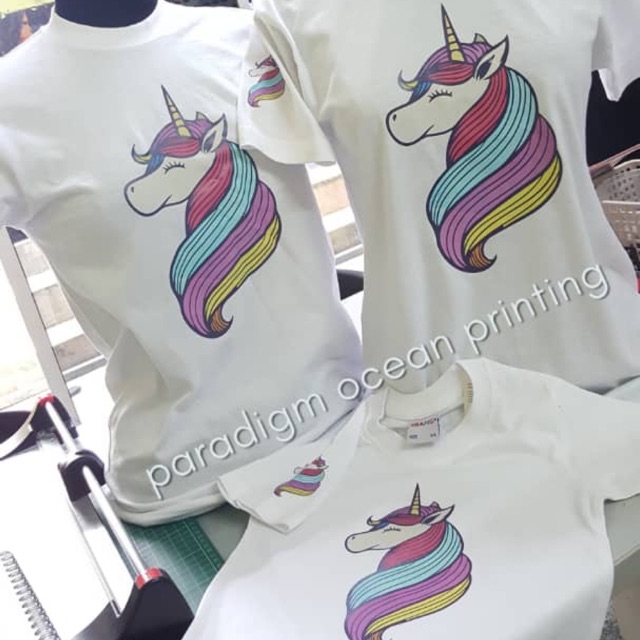 unicorn t shirt design for family