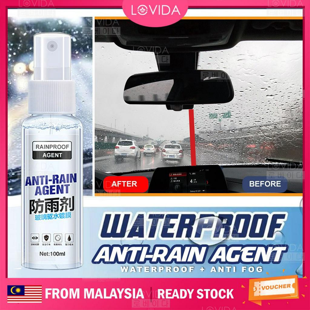 Lovida Clear Stock 100ml Anti Rain Agent Cleaner Spray Home Car