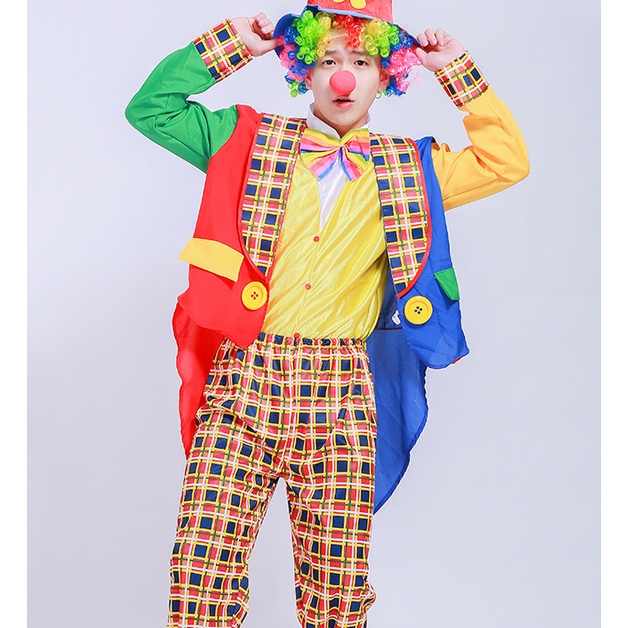 The Clown Costume Novelties Spots Cosplay Prop Dress Up Carnival ...