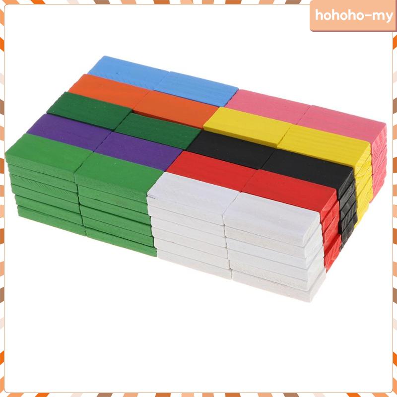 Have Quality 120PCS Toy Dominos Building Blocks 10-Color Multi - Image 5