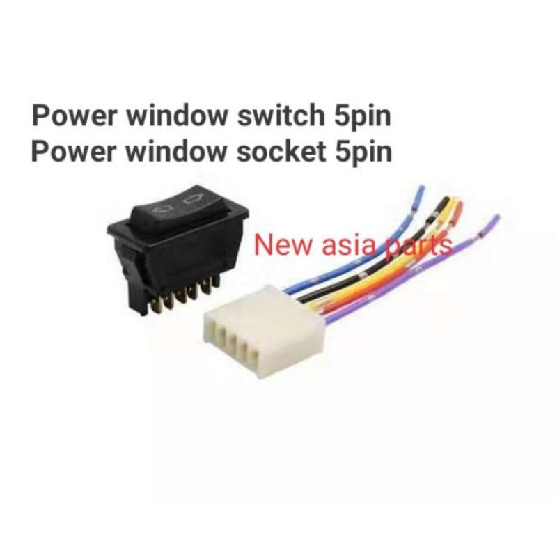 Proton saga/perodua kancil Power Window Switch 5pin & Power Window