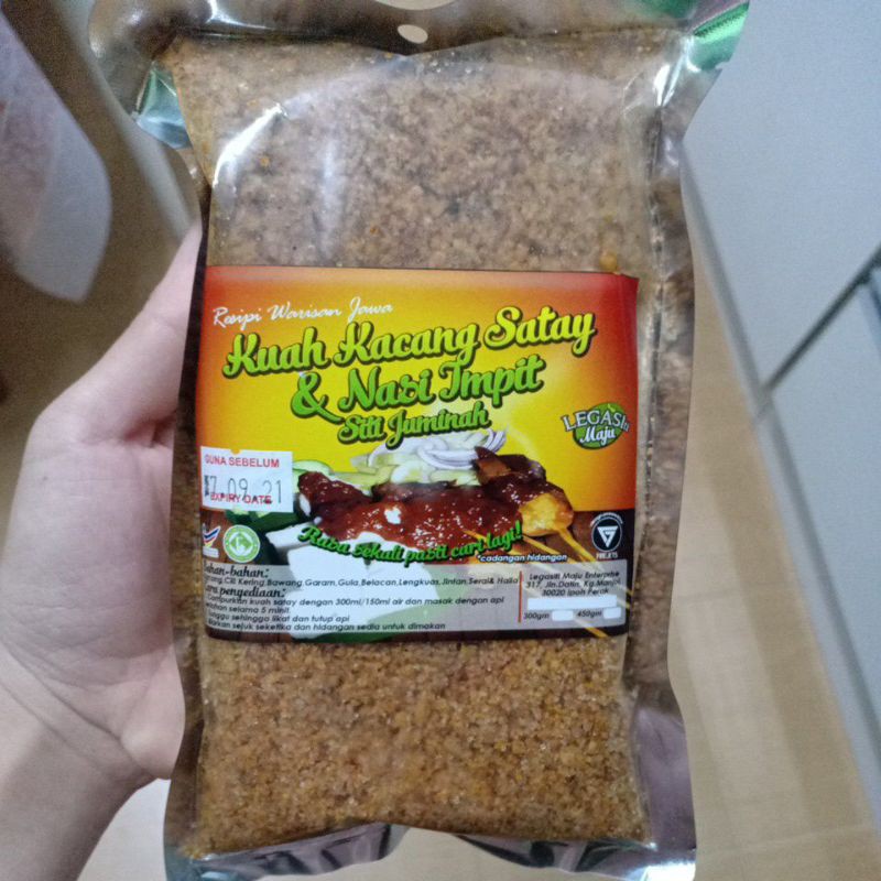 Kuah Kacang Satay Nasi Impit Siti Juminah Instant Bancuhan Segera