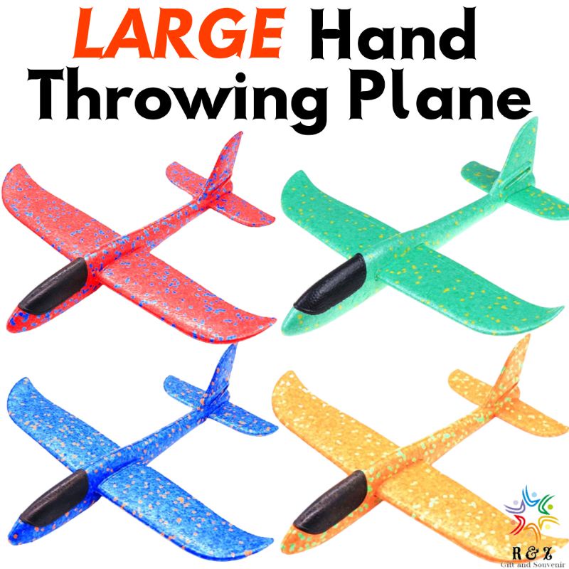 Large Hand Throwing Airplane / Foam Aeroplane Glider / Airplane Toys