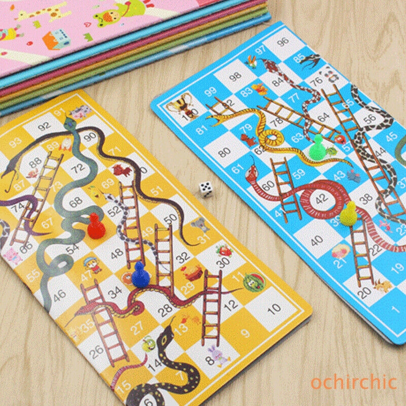 Giant Snakes and Ladders Floor Board Traditional Family Game 