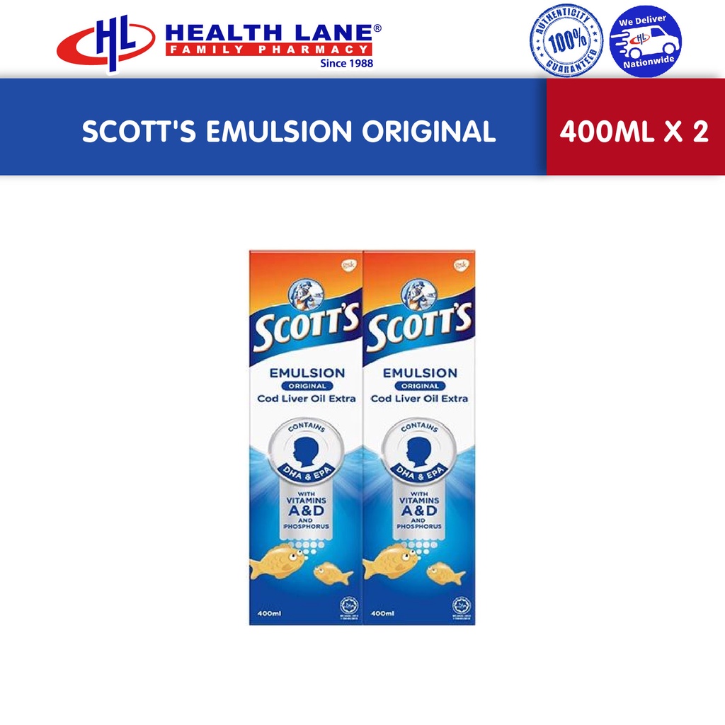 Scott's Emulsion Original (400ml x 2)