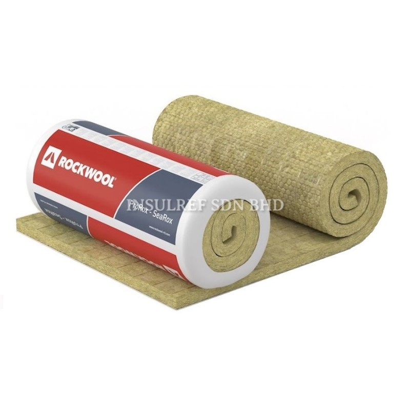ROCKWOOL BLANKET INSULATION WITH GI MESH 100KG/M3 PROROX WM 960 SA