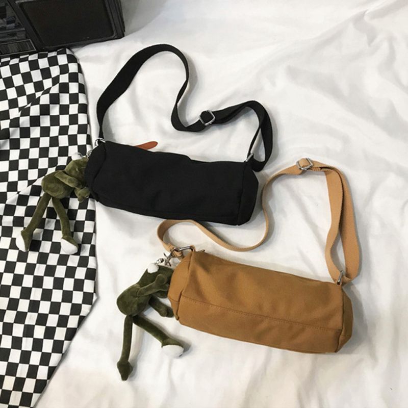 women's canvas crossbody messenger bag
