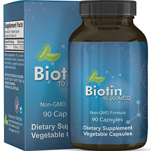 Biotin 10000mcg Hair Growth Vitamins - Natural Biotin FROM  | Shopee  Malaysia