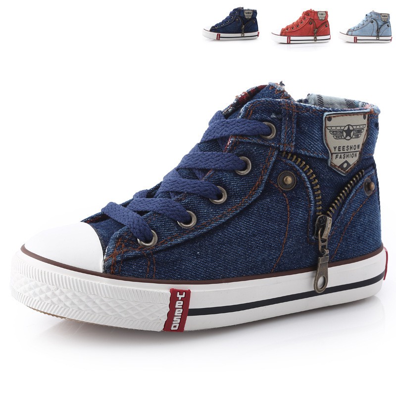boys canvas sneakers