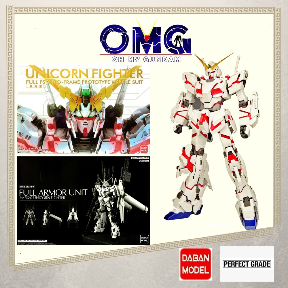 Daban Gundam Pg Unicorn Full Armor Equipment Perfect Grade 1 60 Omg Rx 0 Pg Unicorn Gundam Unicorn Full Armor Weapon Shopee Malaysia