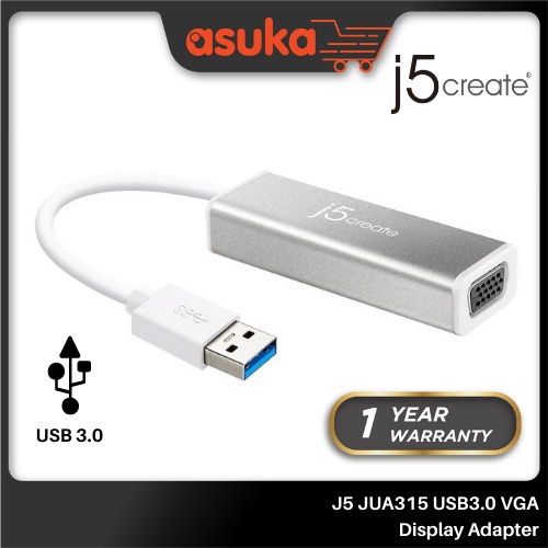 J5 JUA315 USB3.0 VGA Display Adapter