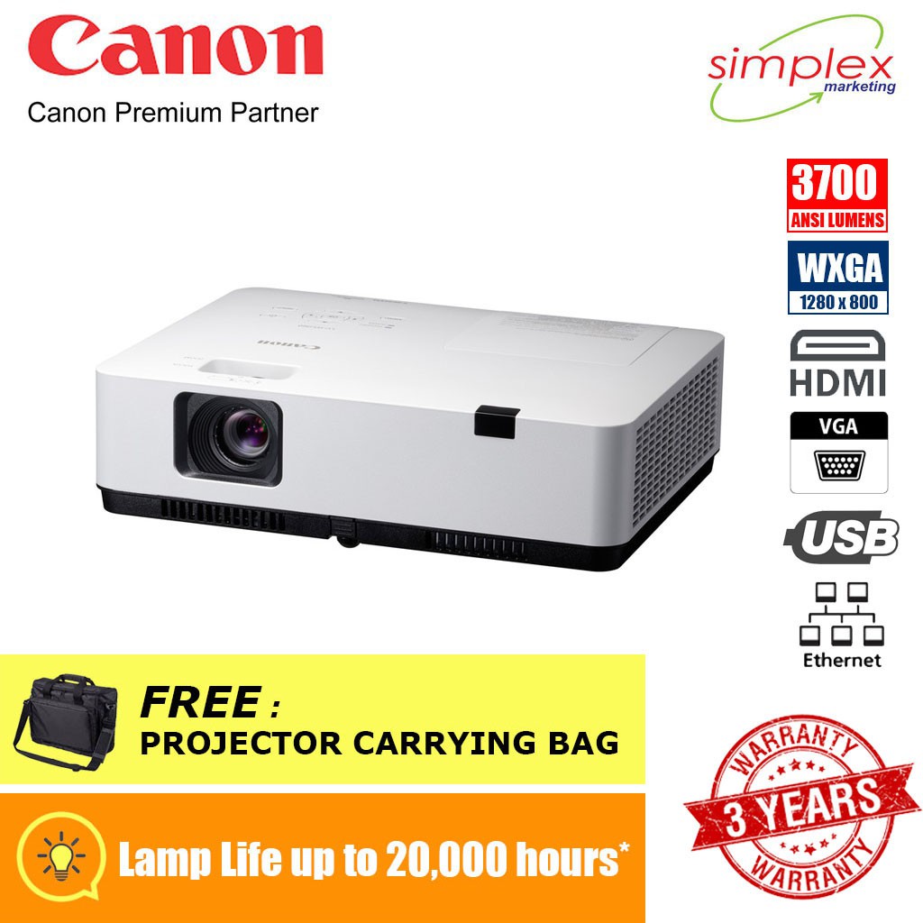Canon プロジェクター LH-WX370UST 超単焦点LEDモデル(3700lm WXGA HDMI対応) - 2