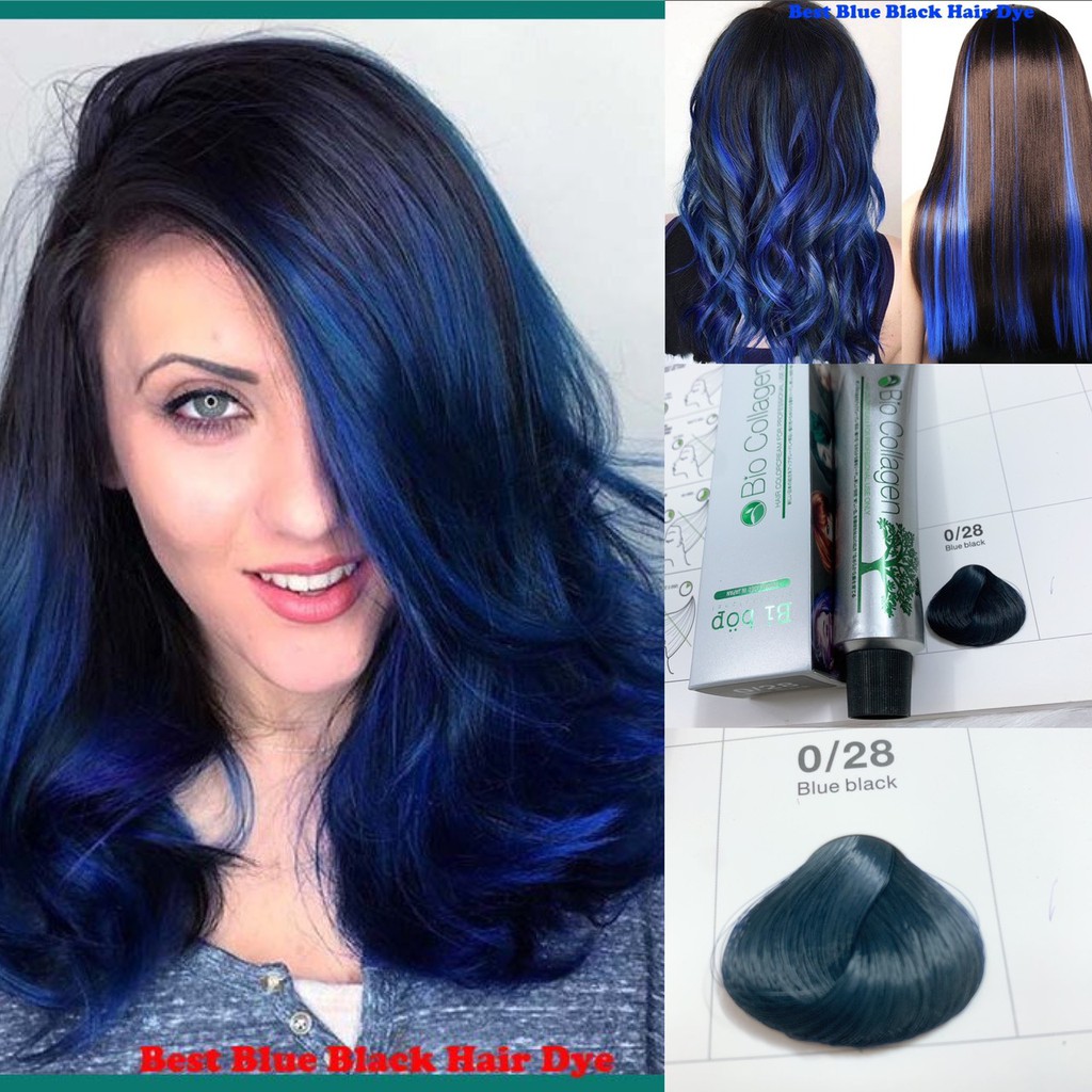 With Dyeing Support Blue Black Blue Hair Color Japanese Hair Color Bibop Collagen Shopee Malaysia