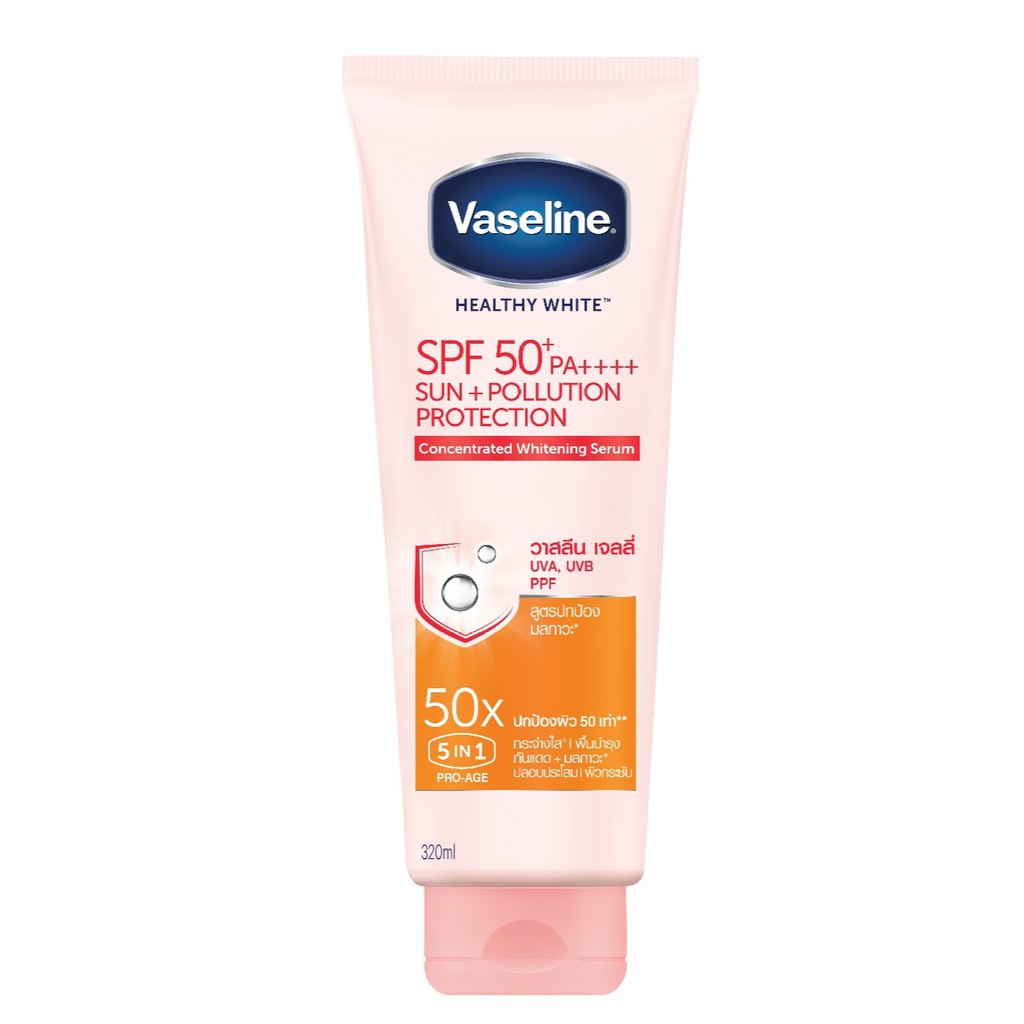 Vaseline Whitening Body Lotion SPF50 Thai 320 mL Shopee Malaysia