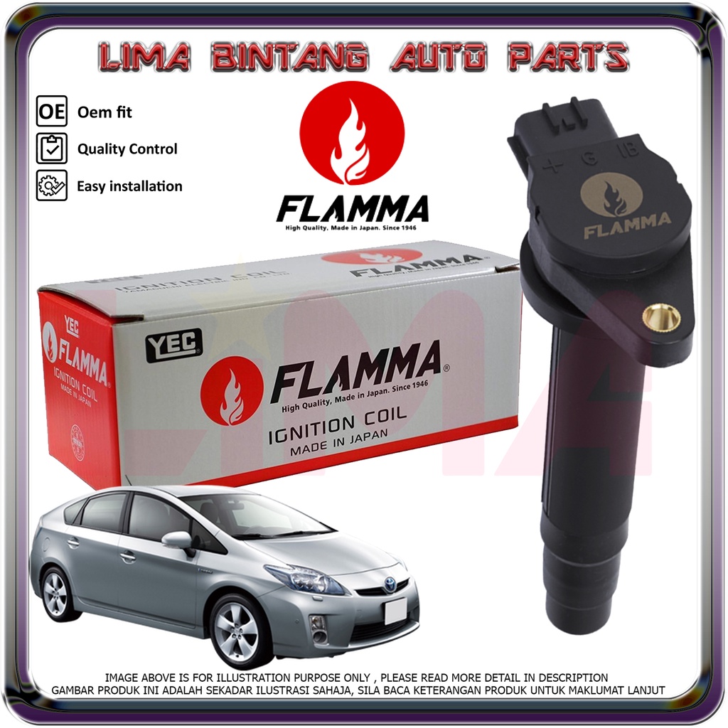Toyota Prius ZVW30 Ignition Coils , Plug Coil YEC Flamma *Original* ( 1
