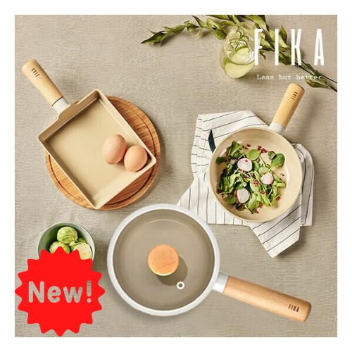 Neoflam official IH FIKA induction pot and pan 3 Set / nonstick