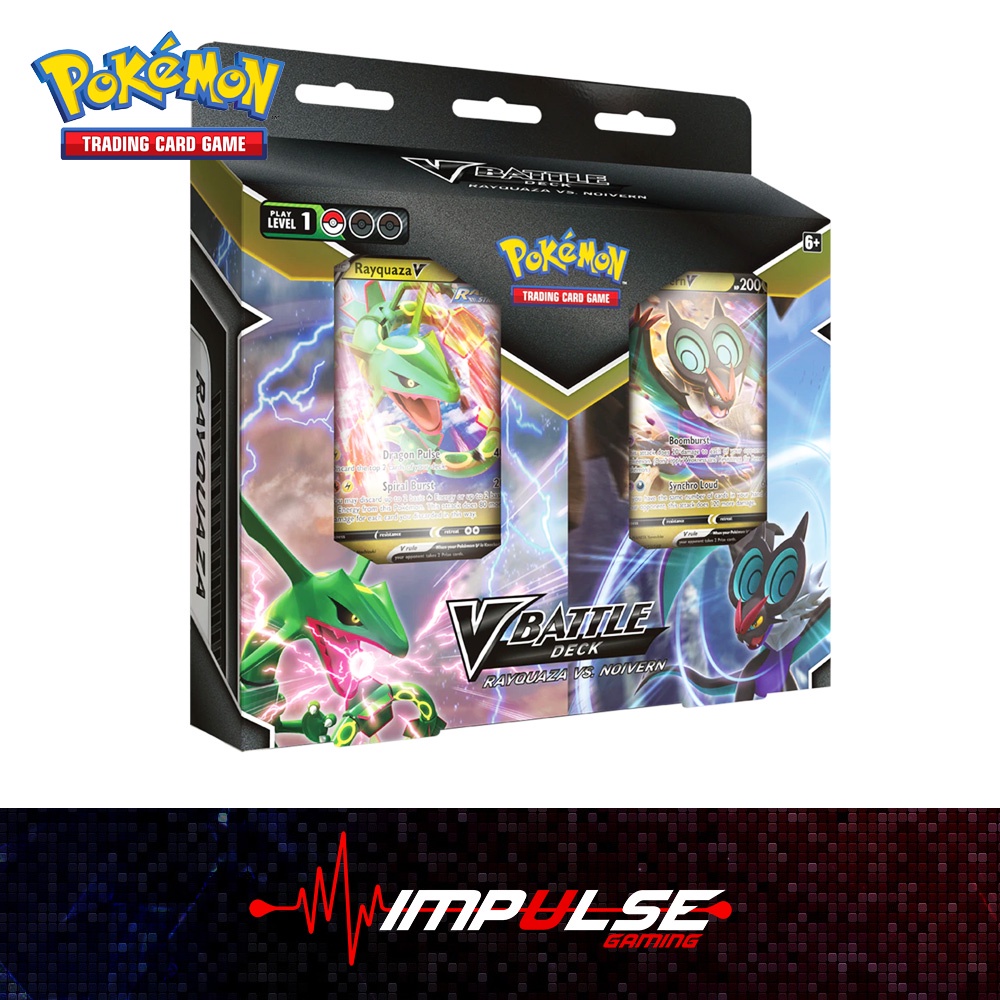 Pokemon Tcg V Battle Deck Bundle Rayquaza Vs Noiver Shopee Malaysia