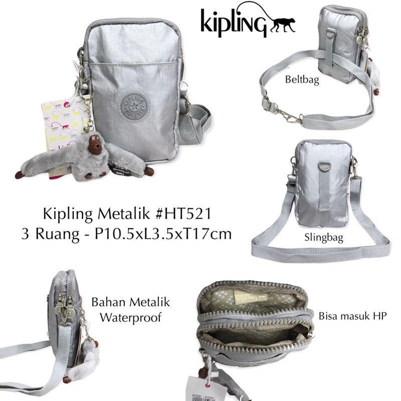 Original METALIC KIPLING Bag IMPORT Shopee Malaysia