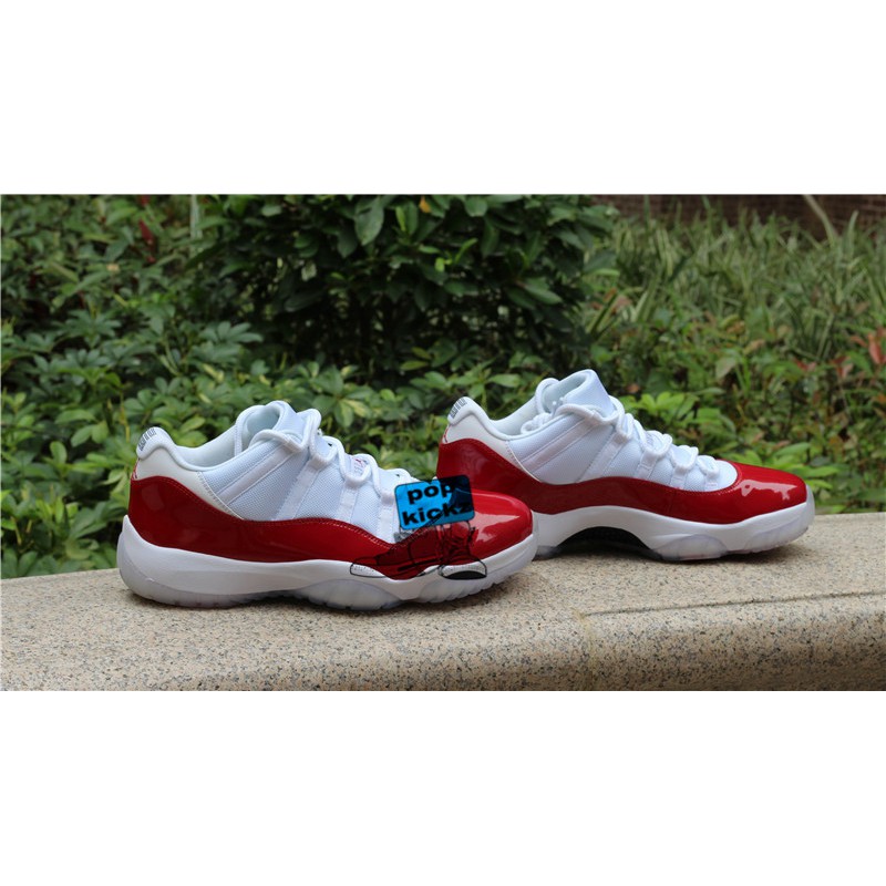 jordan 11 red low cut