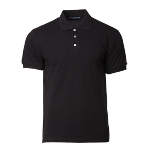 black polo tee shirt