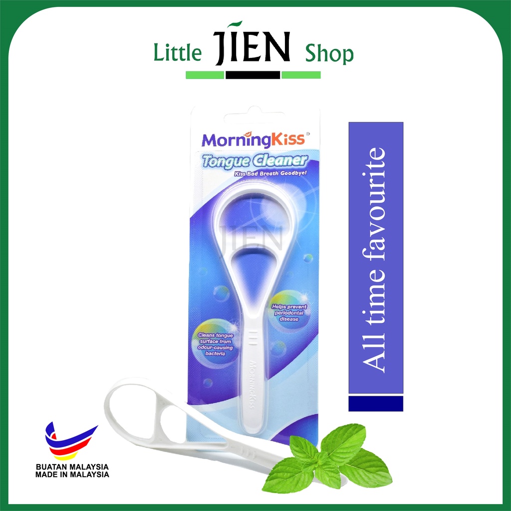 MorningKiss Tongue Cleaner, Tongue Scraper, Pembersih Lidah , Pengikis Lidah 1pc, Made In