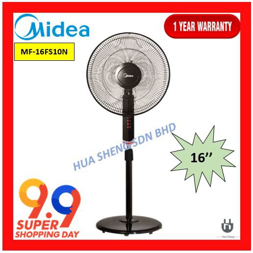 Ready Stock Midea Meck Isonic Toshiba 16 Stand Fan Mf 16fs10n F Lsa10 W My Shopee Malaysia