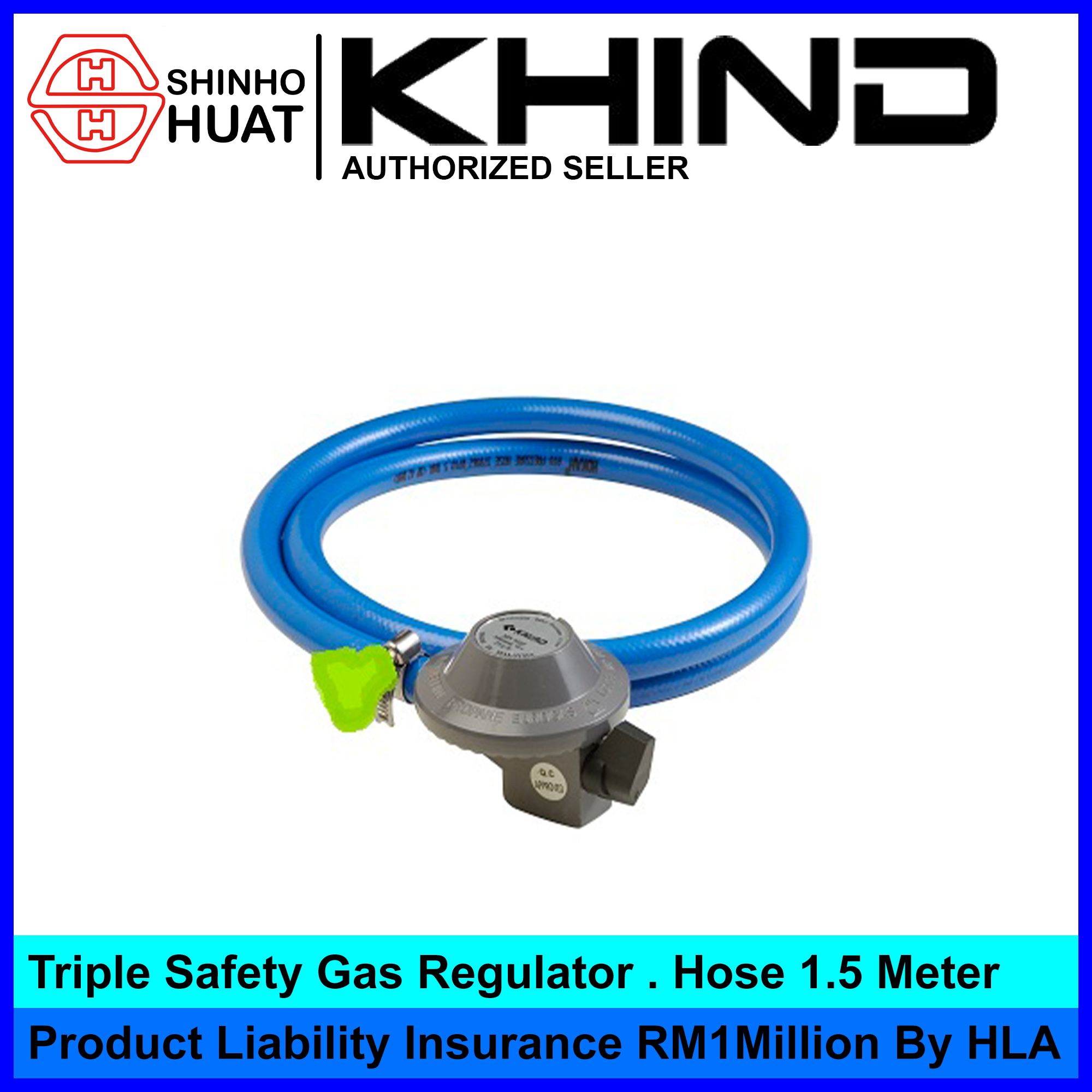 Khind Gr101s Triple Safety Gas Regulator With Hose Shopee Malaysia