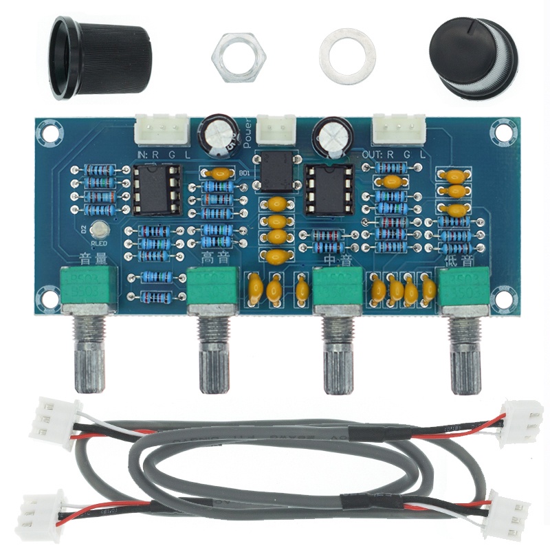 Xha901 Ne5532 Preamp PreAmp Tone Board with Volume Adjustable Bass