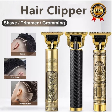 T9 Hair Clipper Rechargeable HairTrimmer Men Beard Trimmer Cutting Machine  cutter shaver cordless cut Mesin rambut 电推剪 | Shopee Malaysia