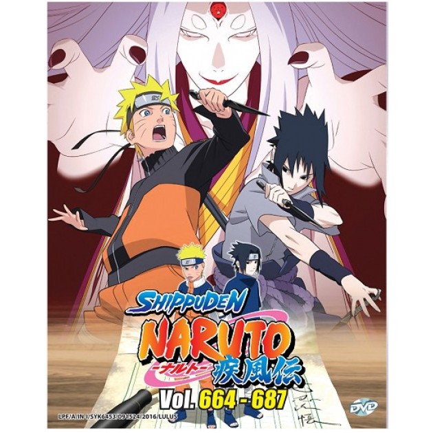 Naruto Shippuden Box 23 Vol 664 687 Anime Dvd Shopee Malaysia